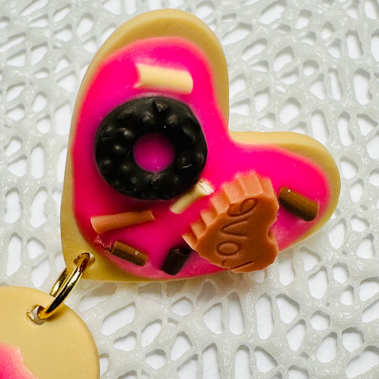 Sweetheart Cookie Dessert Earrings #4