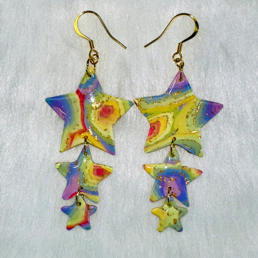 Starlight Trio Dangle Earrings