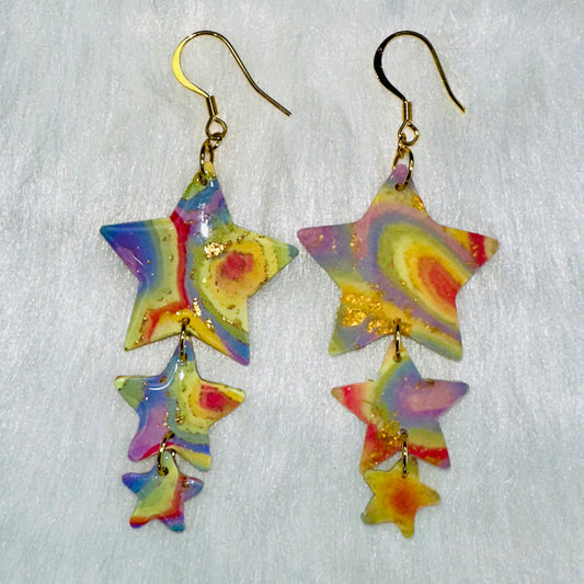 Starlight Trio Dangle Earrings